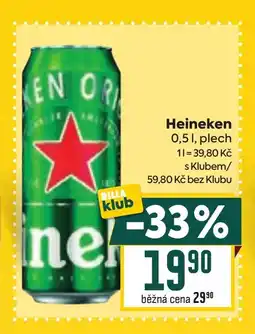 Billa Heineken nabídka