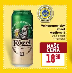 Billa Velkopopovický kozel medium 11 nabídka