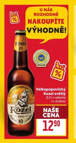 Billa VELKOPOPOVICKÝ Kozel světlý nabídka