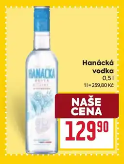 Billa HANÁCKÁ Vodka nabídka