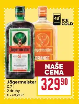 Billa Jägermeister nabídka