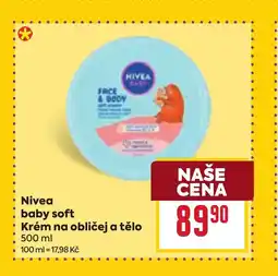 Billa NIVEA Baby soft krém na obličej a tělo nabídka