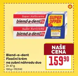 Billa BLEND-A-DENT Fixační krém na zubní náhradu duo nabídka