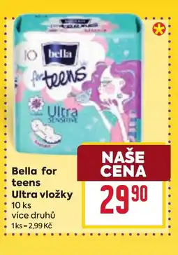 Billa BELLA For teens ultra vložky nabídka