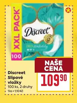 Billa DISCREET Slipové vložky nabídka