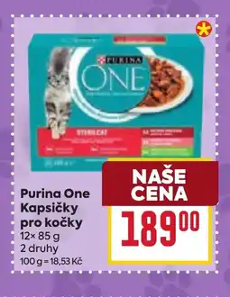 Billa PURINA ONE Kapsičky pro kočky nabídka