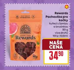 Billa REWARDS Pochoutka pro kočky nabídka