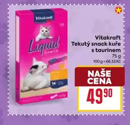 Billa VITAKRAFT Tekutý snack kuře s taurinem nabídka