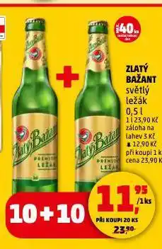 Penny Market Pivo zlatý bažant nabídka
