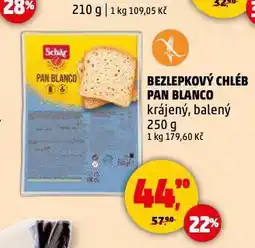 Penny Market Bezlepkový chléb pan blanco nabídka