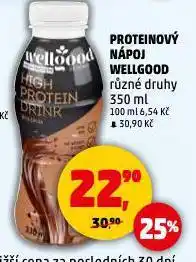 Penny Market Proteinový nápoj wellgood nabídka