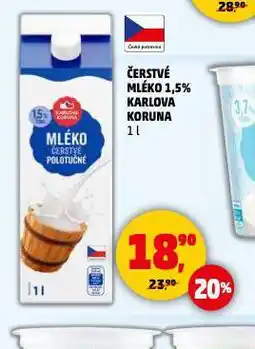 Penny Market Čerstvé mléko nabídka