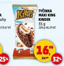Penny Market Tyčinka kinder maxi king nabídka