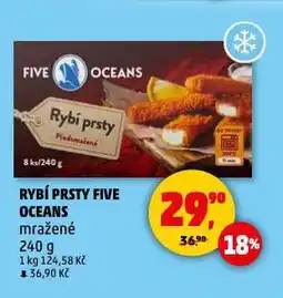 Penny Market Rybí prsty five oceans nabídka