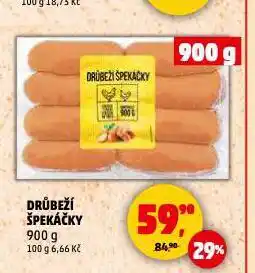 Penny Market Drůbeží špekáčky nabídka