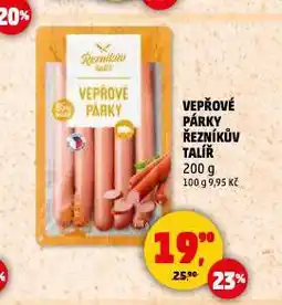 Penny Market Vepřové párky nabídka
