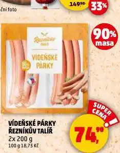 Penny Market Vídeňské párky nabídka