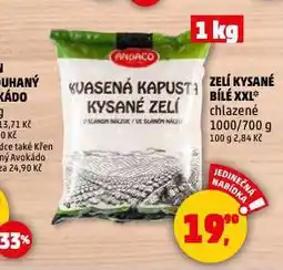 Penny Market Zelí kysané bílé nabídka