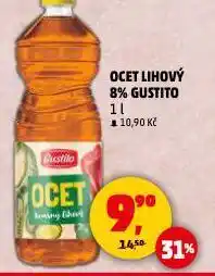 Penny Market Ocet lihový 8% gustito nabídka