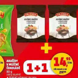 Penny Market Arašídy v mléčné čokoládě nabídka