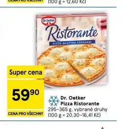 Tesco Dr. oetker pizza ristorante nabídka