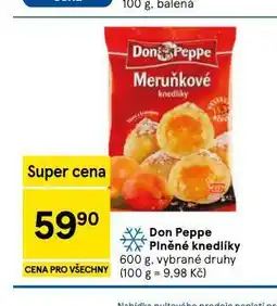 Tesco Don peppe plněné knedlíky nabídka