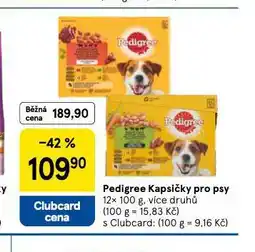 Tesco Pedigree kapsičky pro psy nabídka