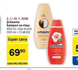 Tesco Schauma šampon nabídka
