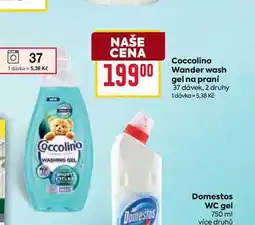 Billa Coccolino Wander wash gel na praní 37 dávek nabídka