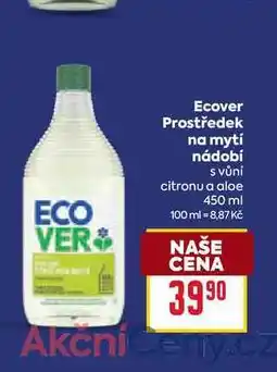 Billa Ecover Prostředek na mytí nádobí s vůni citronu a aloe 450 ml nabídka