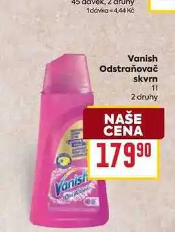 Billa Vanish Odstraňovač skvrn 1l nabídka