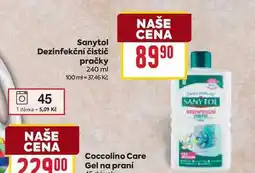 Billa Sanytol Dezinfekční čistič pračky 240 ml nabídka