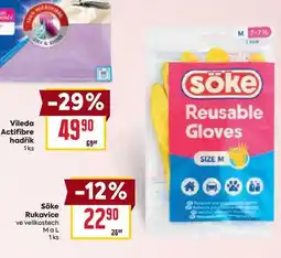 Billa Söke Rukavice ve velikostech M a L 1 ks nabídka