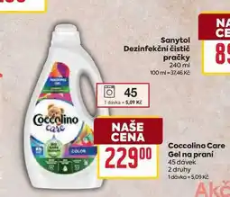 Billa Coccolino Care Gel na praní 45 dávek nabídka