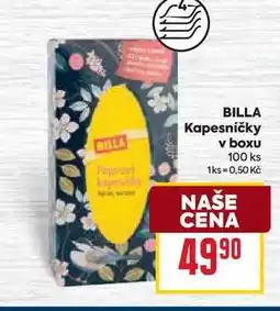 Billa BILLA Kapesníčky v boxu 100 ks nabídka