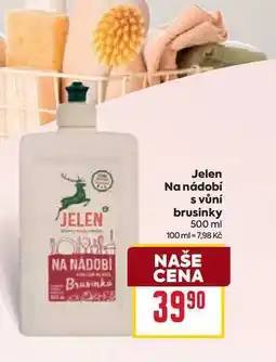 Billa Jelen Na nádobí s vůní brusinky 500ml nabídka