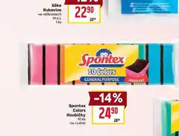 Billa Spontex Colors Houbičky 10 ks nabídka