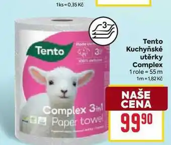 Billa Tento Kuchyňské utěrky Complex 1 role nabídka