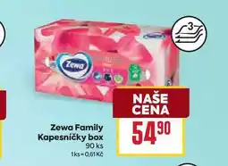 Billa Zewa Family Kapesníčky box 90 ks nabídka