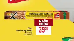 Billa Fino Papír na pečení 16 archů 1ks nabídka