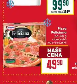 Billa Pizza Feliciana od 320 g nabídka