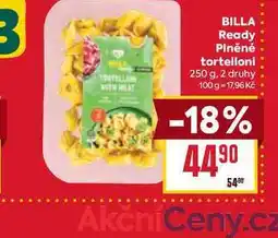 Billa BILLA Ready Plněné tortelloni 250 g nabídka