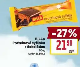 Billa BILLA Proteinová tyčinka s čokoládou 60 g nabídka