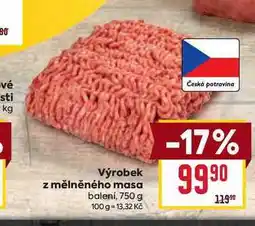 Billa Výrobek z mělněného masa balení, 750 g nabídka