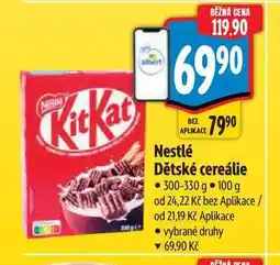 Albert Nestlé Dětské cereálie 300-330 g nabídka