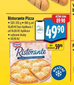 Albert Ristorante Pizza 320-355 g nabídka
