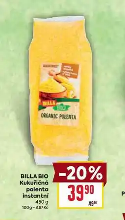 Billa BILLA BIO Kukuřičná polenta instantní 450 g nabídka