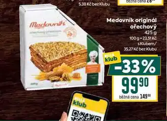 Medovnik originál ořechový 425 g