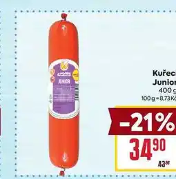 Billa Kuřecí Junior 400 g nabídka