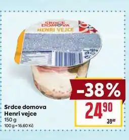 Billa Srdce domova Henri vejce 150 g nabídka